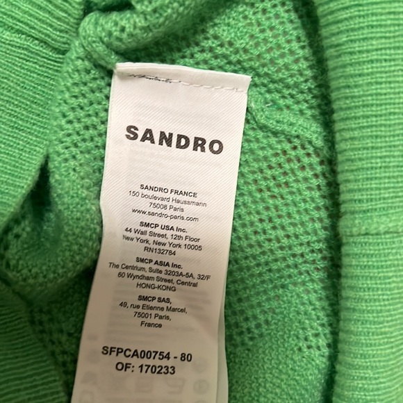 Sandro Tranquille sleeveless cardigan size 1 - Picture 6 of 6